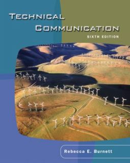 Technical Communication by E. Rebecca E. Burnett Burnett 2004 