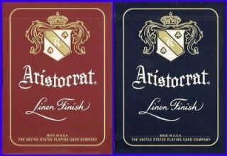 12 aristocrat 727 banknote bank note playing cards expedited shipping
