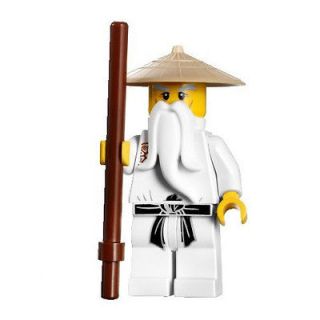 NEW LEGO NINJAGO SENSEI WU MINIFIG white figure 9446 destinys bounty 