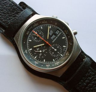 70s PorscheDesign / Orfina Three Registers Military Style Chronograph 