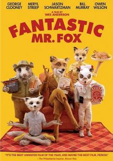 Fantastic Mr. Fox, Very Good DVD, Meryl Streep, George Clooney, Wes 