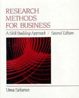 Research Methods for Business A Skill Building Approach by Uma Sekaran 