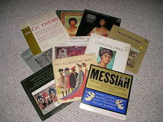 Leontyne Price, Shirley Verrette, The Messiah, Pomp and Circumstance 