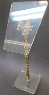   Lucite Shoe Stand Mid Century Store Display Rack Holder Adjustable