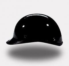 GLOSS BLACK POLO   Novelty Motorcycle Helmet   Shorty Polo Style