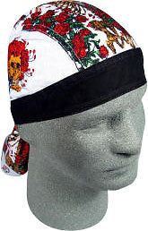 grateful dead bandana skull cap head wrap hat halloween time