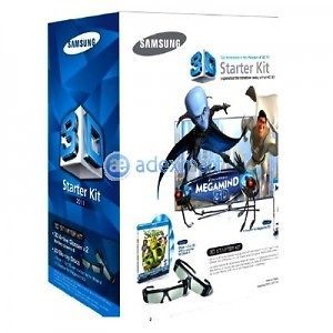   Starter Kit SSG P3100GB 2 pair of glasses, Shrek 1 3 & Megamind Discs
