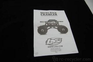 losi micro rock crawler assembly manual 1 24 time left