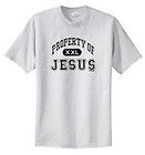 Property of Jesus Religious Christian T Shirt  S M L XL 2X 3X 4X 5X 6X
