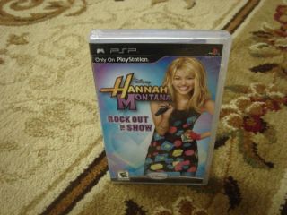 hannah montana rock out the show psp new returns accepted
