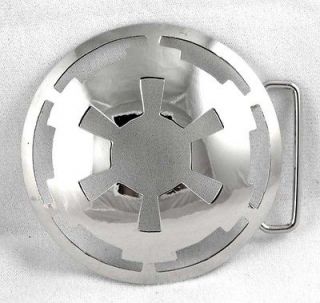 NEW Star Wars Chrome Silver Imperial Logo Belt Buckle by Rock Rebel 