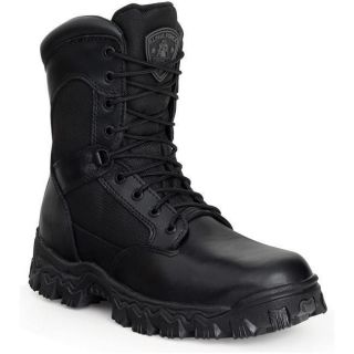 rocky alpha force zipper waterproof duty boots 2173