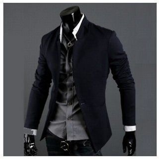 HOT UK Unique New Roma Suit Mens Stylish One Button Slim Fit Jacket 