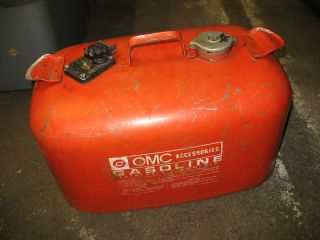 omc johnson evinrude steel gas fuel petrol metal gas tank