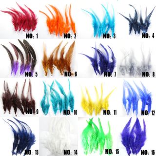   Multi Color Choose ROOSTER SADDLE CAPE CRAFT FEATHER 6 8Inch U Pick