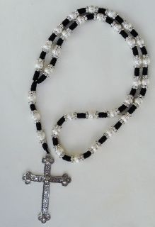 rosario estilo sinaloense con cruz platiada  25