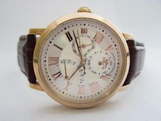 elysee rose gold plated round n o s germany watch