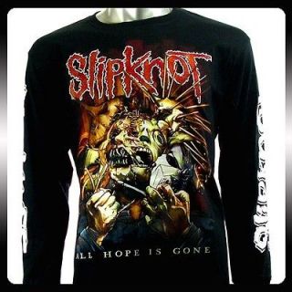 Slipknot Rock Band Music LS Long Sleeve T shirt Sz M Heavy Metal Biker 
