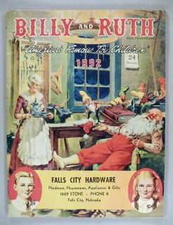 billy ruth toy catalog 1952 vf condition 