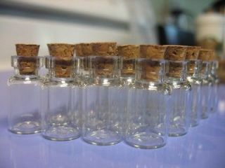   . Big Lot Of Clear Glass Bottles With Corks. Empty Jars. Craft pcs