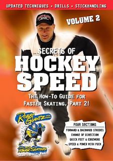 Robby Glantz   Secrets of Hockey Speed Volume 1 2 DVD, 2006