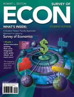 Survey of ECON by Robert L. Sexton 2010, Paperback