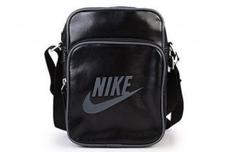 Nike Heritage BA4270 New Black Grey Mens Womens Unisex Shoulder Bag