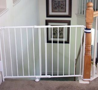 regalo top of stair gate white safety gate baby pet
