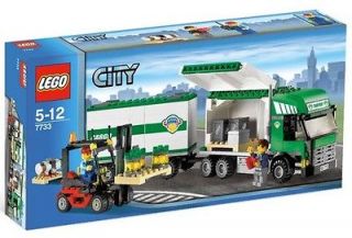 Lego City/Town set 7733 Truck & Forklift / Brand New/ HTF/Sealed