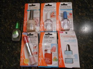 assorted sally hansen nail treatments and top coats new you
