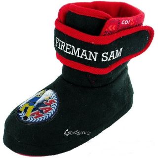 boys fireman sam flood boot slipper shoe sizes 4 10