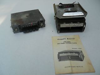   CHANNEL MASTER 6291 CAR STEREO 8 TRACK PLAYER MANUAL SAMPSON RADIO