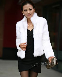 a672 new real rabbit fur coat jacket with women s 8 color