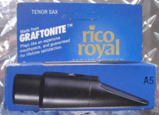 Vintage 1986 Rico Royal Graftonite Tenor Sax Mouthpiece New Old Stock 