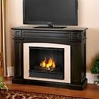 Real Flame Indoor Gel Fuel Fireplace   Rutherford Dark Walnut 3710
