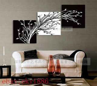 3pc MODERN MODERN ABSTRACT HUGE WALL ART OIL PAINTING ON CANVAS (no 