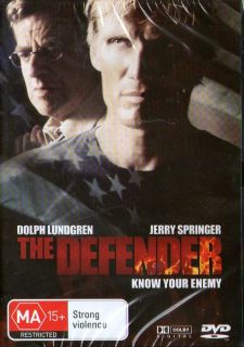 THE DEFENDER   JERRY SPRINGER   BRAND NEW GENUINE SEALED DVD   R4