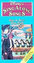   Sing Along Songs   Song of the South: Zip A Dee Doo ​Dah (VHS, 1993