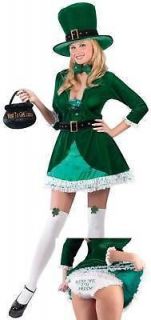 ladies st patrick irish leprechaun fancy dress costume from united 
