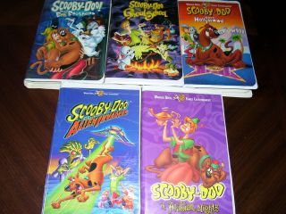 scooby doo videos vhs clamshell time left $ 5