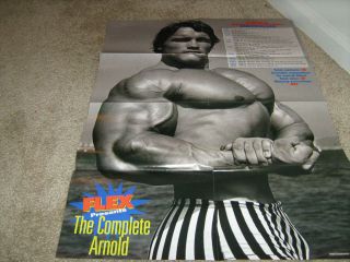 FLEX Lee Priest/ ARNOLD SCHWARZENEGGER Bodybuilding poster attached 4 