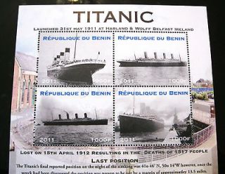RMS Titanic Stamps Disaster 100th Anniversary Memorabilia Cruise Ship 