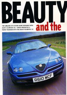 1998 Alfa Romeo GTV and SZ Zagato Road Test   Classic Article A60 B