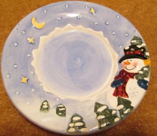 SMALL SHADE & PLATE SET F~SALT CITY CHRISTMAS HOLLY LEAVES AND 