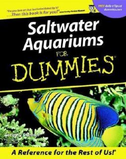 Saltwater Aquariums for Dummies by Gregory Skomal 2002, Paperback 