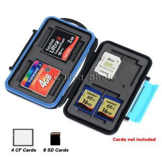   Extremely tough Memory Card Case MC 2 for 4 CF cards 8 SD cards