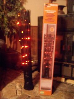 CHRISTMAS HALLOWEEN LIGHTED TREE BRANCH BRANCHES TWIGS RED LIGHTS 