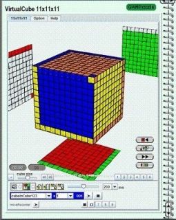 rubik s cube 11x11x11 software step animation solution from canada