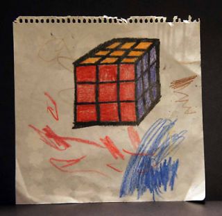 Rubiks Cube Original Artwork   Most Desirable   ルービック 