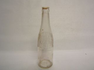 soda bottle pepsi cola glass good condition some rust time
